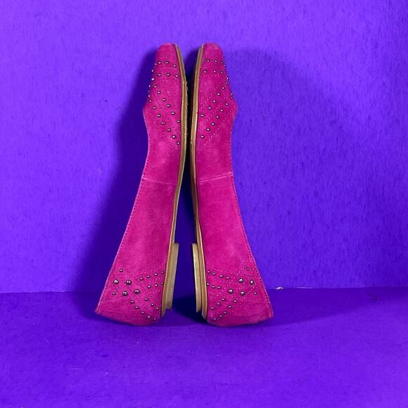 Ugg Australia Lorelei Cobalt Fuchsia Studded Point Toe Ballet Flats Suede Size 5 - Picture 6 of 8